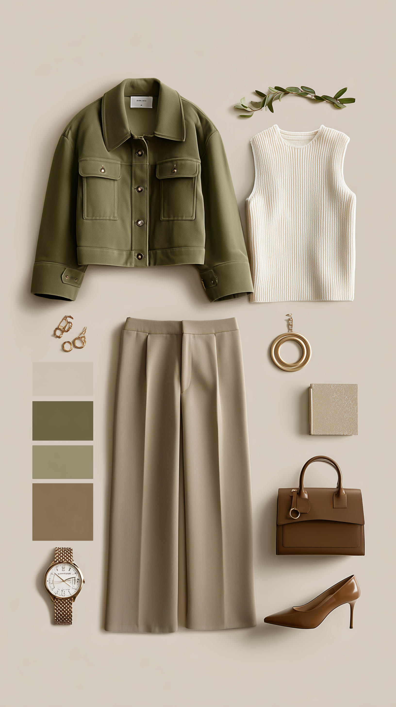 minimal outfit combinations grid